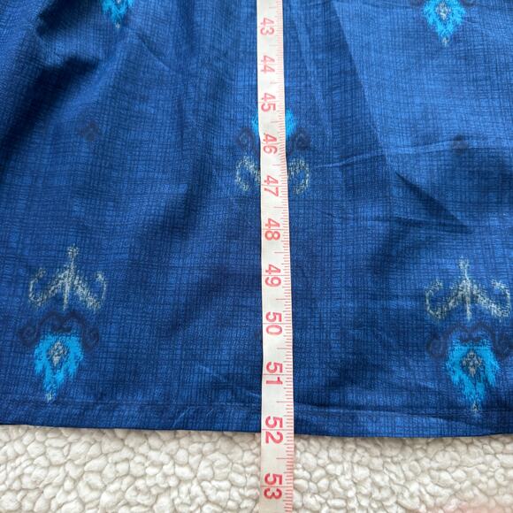 Vishudh Blue Fit and Flare 100% Cotton Dress Small - Picture 13 of 13